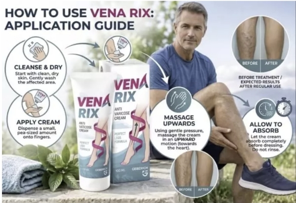 Mode d’emploi de la crème Venarix Mode d’emploi de la crème Venarix